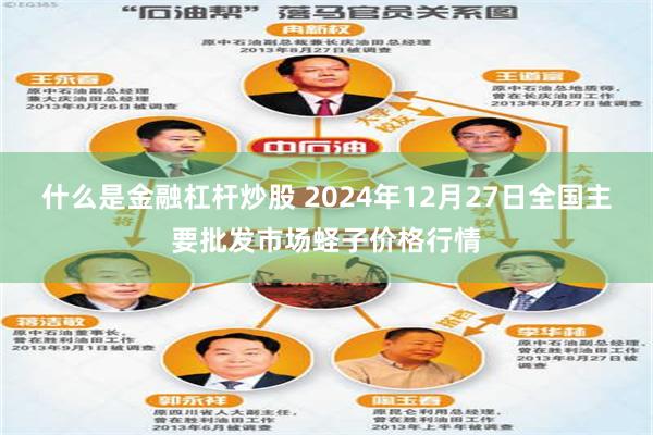 什么是金融杠杆炒股 2024年12月27日全国主要批发市场蛏子价格行情