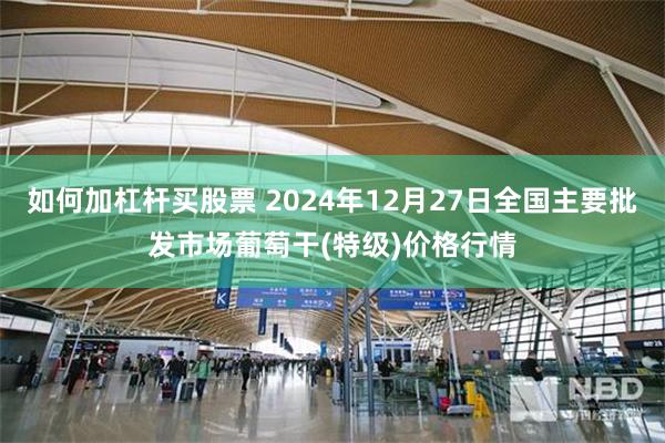 如何加杠杆买股票 2024年12月27日全国主要批发市场葡萄干(特级)价格行情