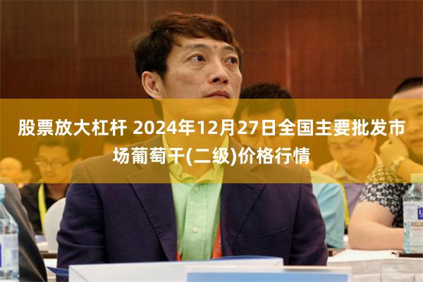 股票放大杠杆 2024年12月27日全国主要批发市场葡萄干(二级)价格行情