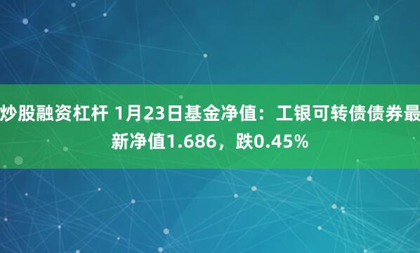 炒股融资杠杆 1月23日基金净值：工银可转债债券最新净值1.686，跌0.45%